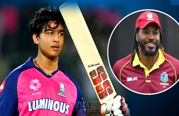 Vaibhav Suryavanshi Record Breaker after surpassing Chris Gayle’s IPL sixes record in IPL 2026