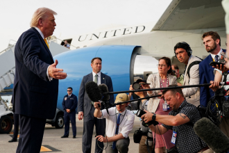 Donald Trump discussing Iran US peace talks update and diplomacy news announcement