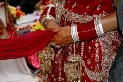 Sikh couple Anand Karaj marriage registration under Anand Marriage Act Sikkim