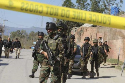Balochistan Counter Terror Operation showing Pakistan security forces during raid
