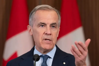 Mark Carney announcing Canada National Electricity Strategy for clean energy expansion