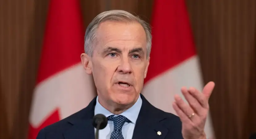 Mark Carney announcing Canada National Electricity Strategy for clean energy expansion