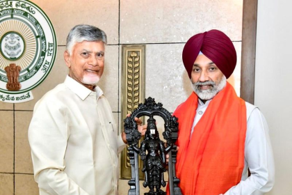Satnam Sandhu meets Chandrababu Naidu on Punjab growth model inspired by Andhra Pradesh